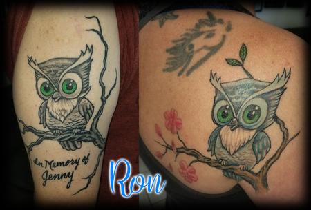 Tattoos - Memorial_Owl_For-Sister_ByRon - 133984